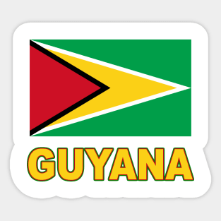 The Pride of Guayana - National Flag Design Sticker